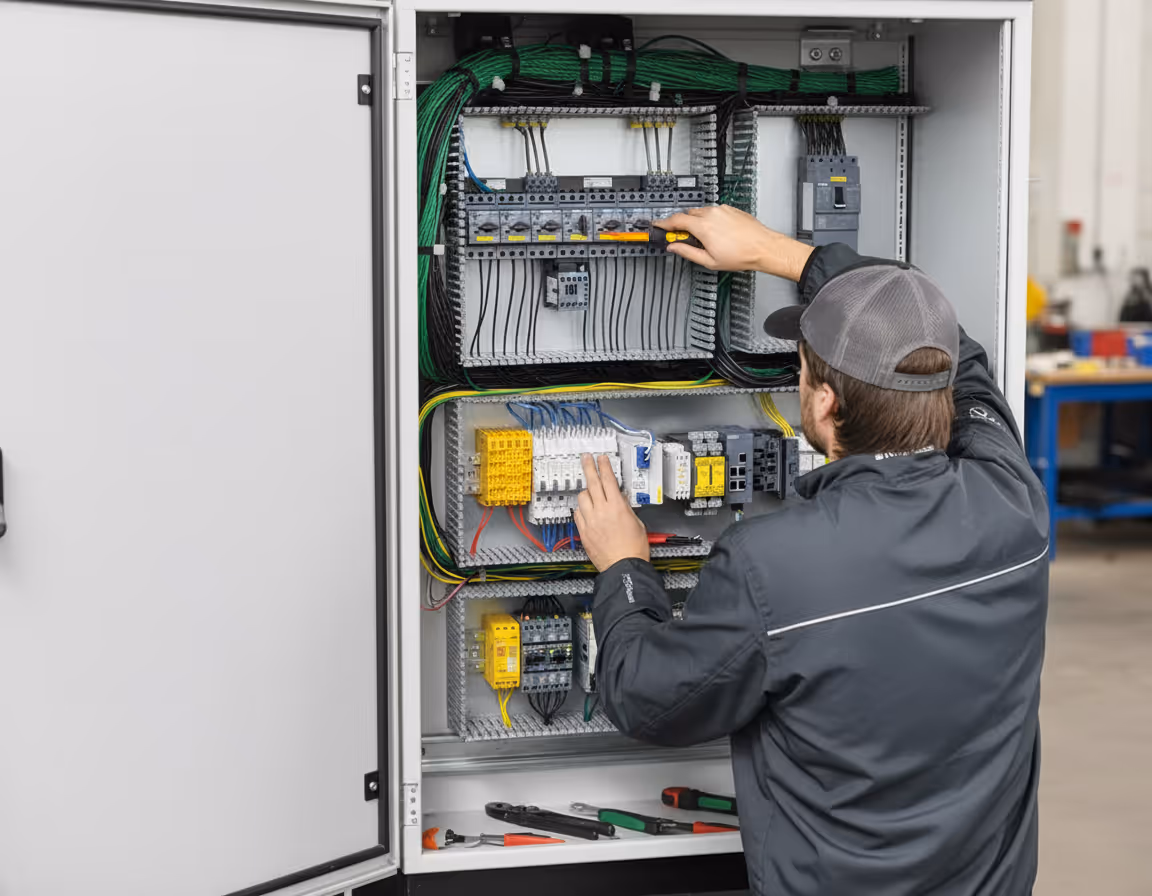 commercial electrical panel electrician